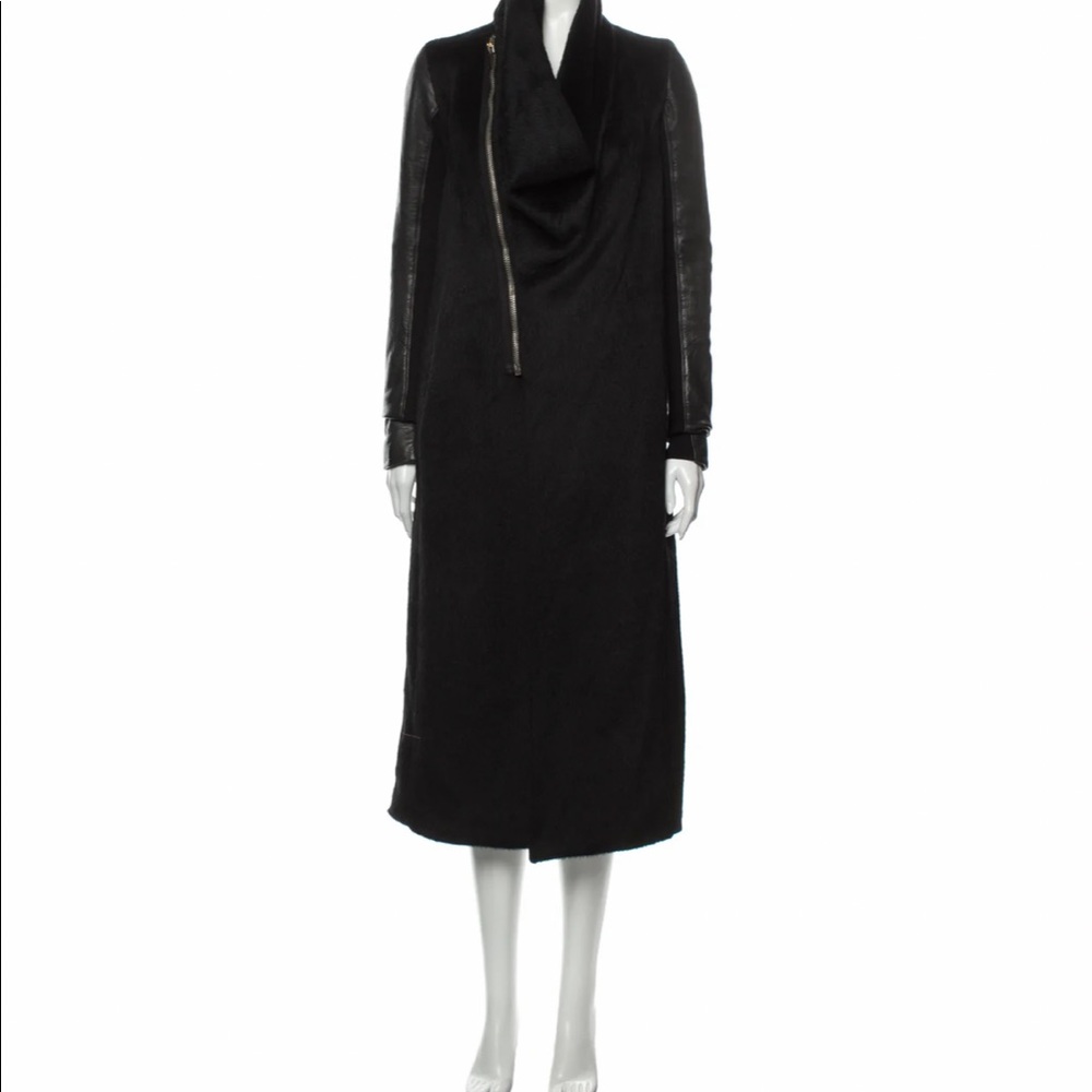 Rick owens black coat